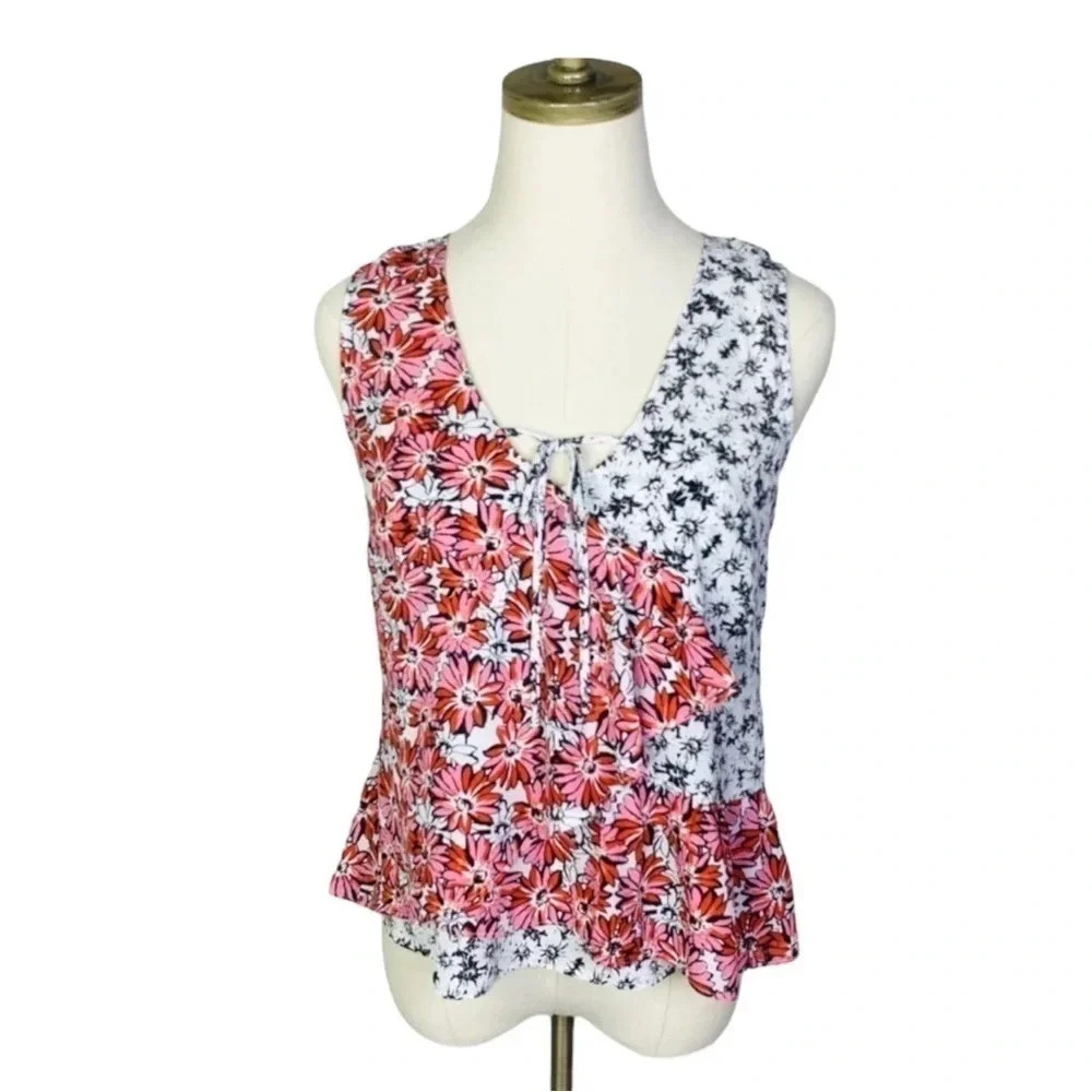 Cabi #5730 Seraphina layered blouse top XS